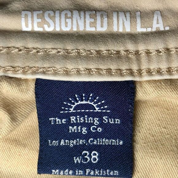 The Rising Sun Mfg Co Slim Fit Jeans in Cream Men’s 38 - Picture 10 of 12
